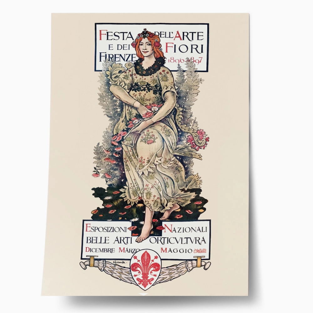 Πόστερ 1897 FESTA DELL'ARTE E DEI FIORI, FIRENZE
