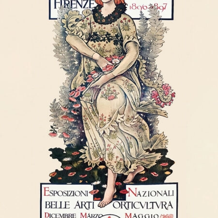 Πόστερ 1897 FESTA DELL'ARTE E DEI FIORI, FIRENZE - Posters Sticky 2