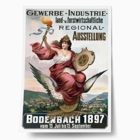 Πόστερ 1897 GEWERBE INDUSTRIE AUSSTELLUNG - Posters
