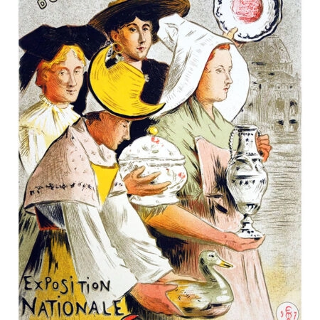 Πόστερ 1897 NATIONAL EXHIBITION OF CERAMICS AND FIRE ARTS - Posters Sticky 2