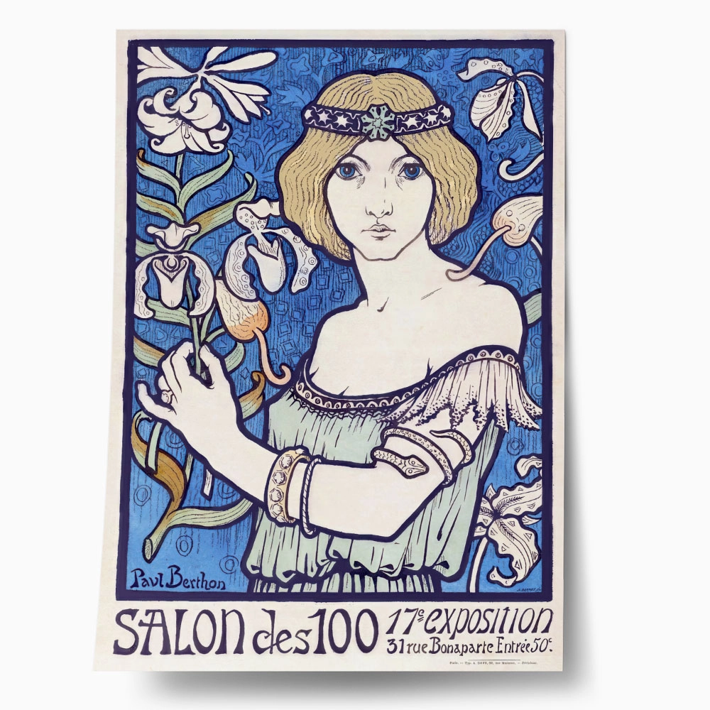 Πόστερ 1897 SALON DES CENT 17E EXPOSITION