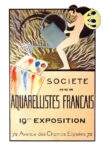 Πόστερ 1897 SOCIETY OF FRENCH WATERCOLORISTS