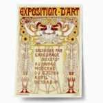 Πόστερ 1898 EXPOSITION D'ART