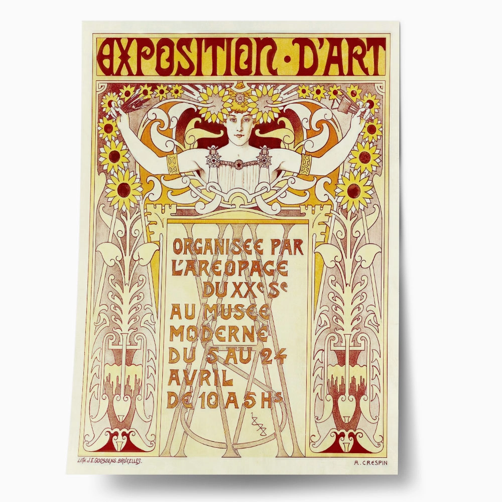 Πόστερ 1898 EXPOSITION D'ART