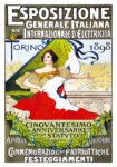 Πόστερ 1898 ITALIAN EXHIBITION POSTER
