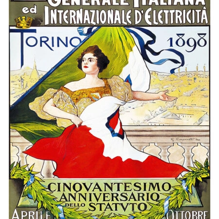 Πόστερ 1898 ITALIAN EXHIBITION POSTER - Posters Sticky 2