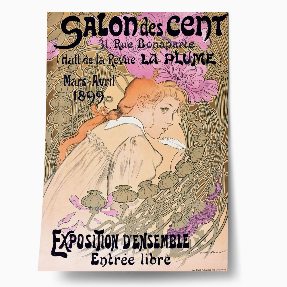 Πόστερ 1899 SALON DES CENT ART EXHIBITION