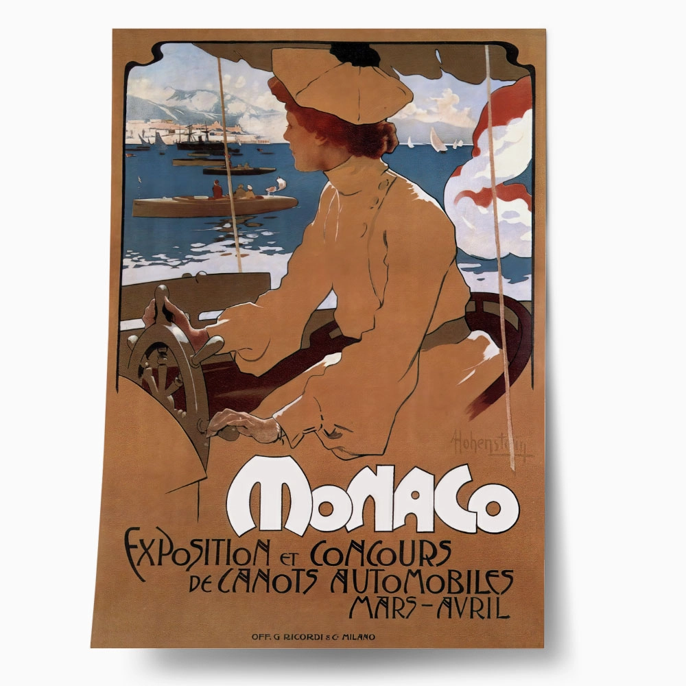 Πόστερ 1900 MOTORBOAT EXHIBITION