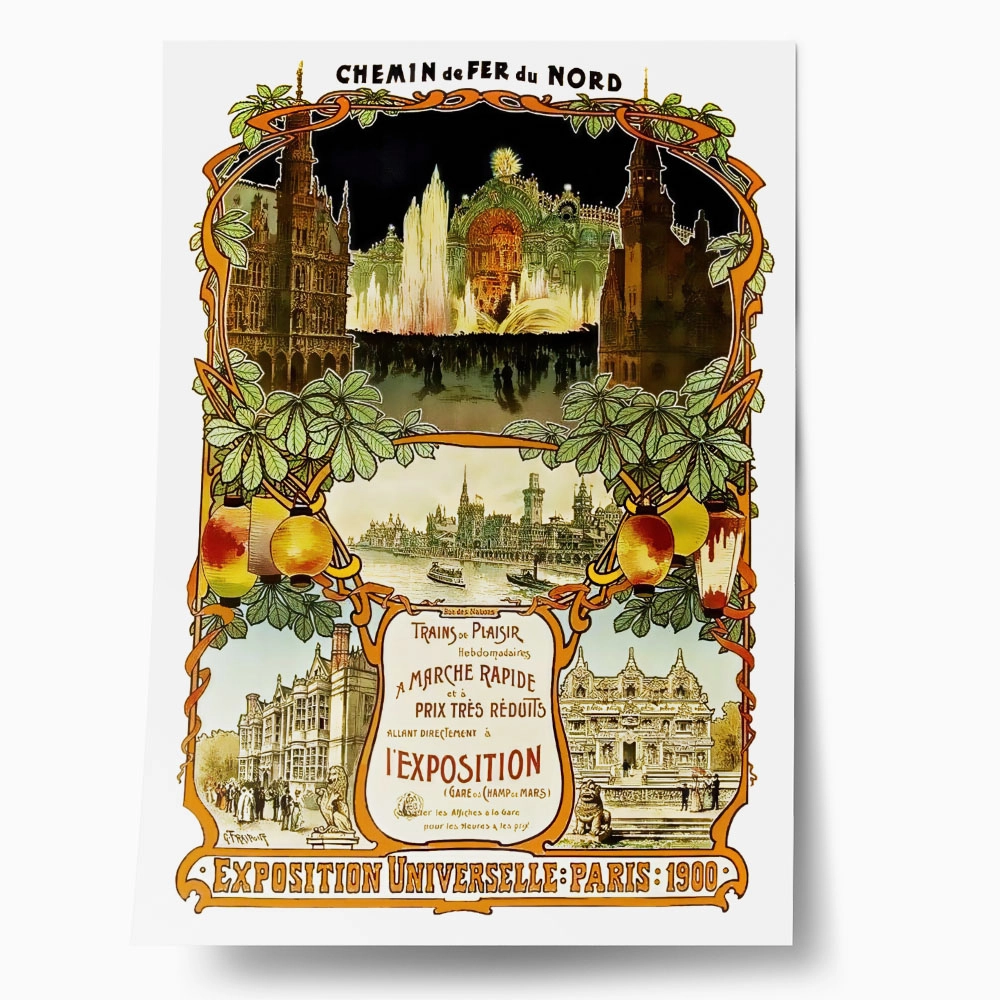 Πόστερ 1900 PARIS EXPOSITION UNIVERSELLE