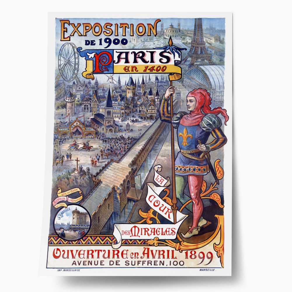 Πόστερ 1900 PARIS IN 1400