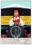 Πόστερ 1901 INDUSTRIAL AND CRAFT EXHIBITION IN GÄVLE