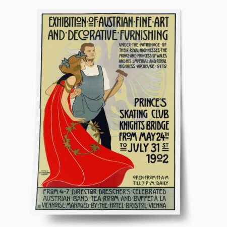 Πόστερ 1902 EXHIBITION OF AUSTRIAN FINE ART AND DECORATIVE FURNISHING - Posters