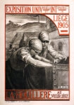 Πόστερ 1905 LIÈGE INTERNATIONAL EXPOSITION IN BELGIUM