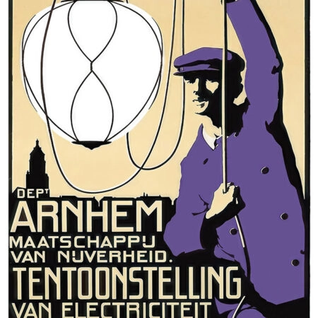 Πόστερ 1907 EXHIBITION ON ELECTRICITY IN HOMES AND CRAFTS - Posters Sticky 2