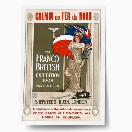 Πόστερ 1908 THE FRANCO-BRITISH EXHIBITION - Posters
