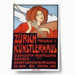 Πόστερ 1910 ART EXHIBITION AT THE ZÜRCHER KÜNSTLERHAUS