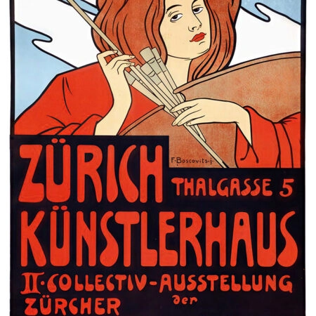 Πόστερ 1910 ART EXHIBITION AT THE ZÜRCHER KÜNSTLERHAUS - Posters Sticky 2