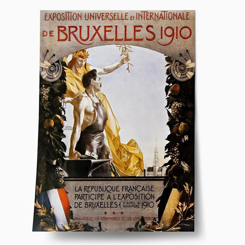 Πόστερ 1910 BRUSSELS INTERNATIONAL EXPOSITION B