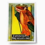 Πόστερ 1910 BRUSSELS WORLD'S FAIR