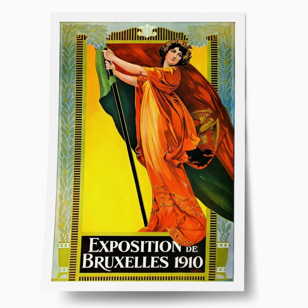 Πόστερ 1910 BRUSSELS WORLD'S FAIR