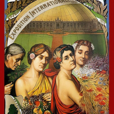 Πόστερ 1910 CORTÈGE DES SAISONS - Posters Sticky 2