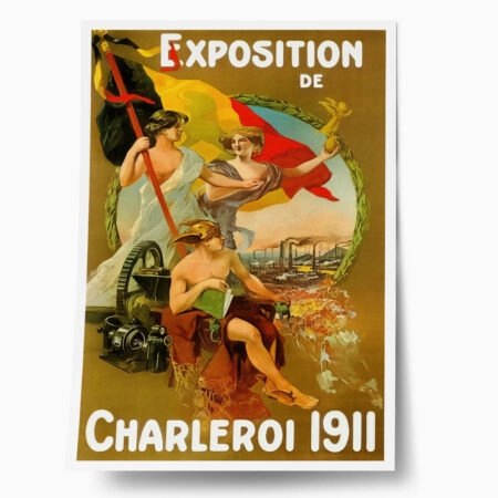 Πόστερ 1911 EXPOSITION DE CHARLEROI - Posters