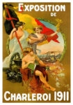 Πόστερ 1911 EXPOSITION DE CHARLEROI