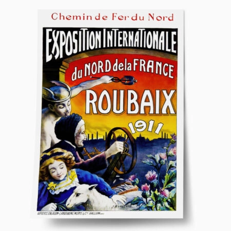 Πόστερ 1911 EXPOSITION INTERNATIONALE DU NORD DE LA FRANCE - Posters