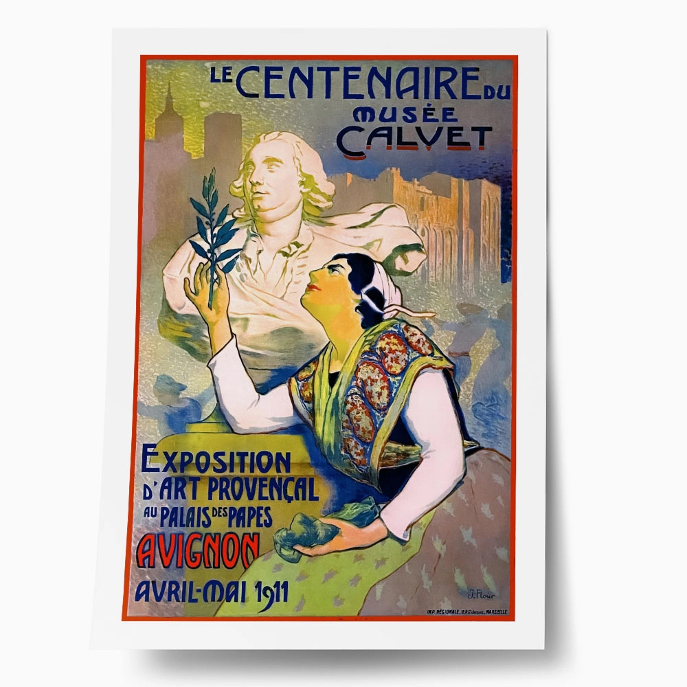 Πόστερ 1911 PROVENÇAL ART AT THE PALAIS DES PAPES