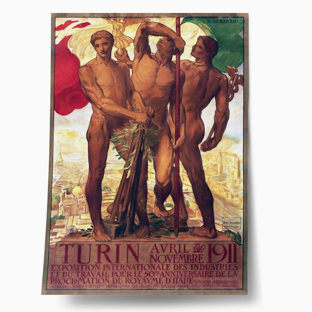Πόστερ 1911 TURIN INTERNATIONAL EXPOSITION