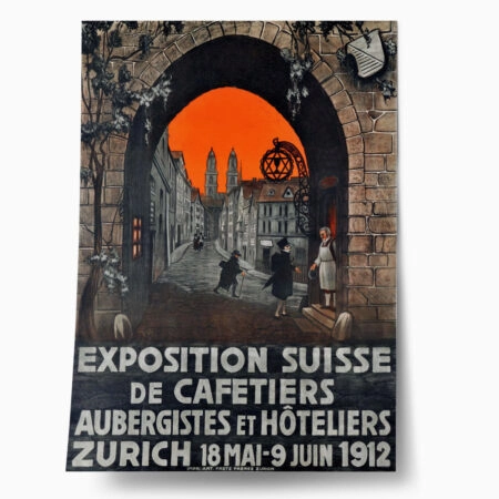 Πόστερ 1912 SWISS EXHIBITION OF COFFEE SHOPS INNS AND HOTELS - Posters