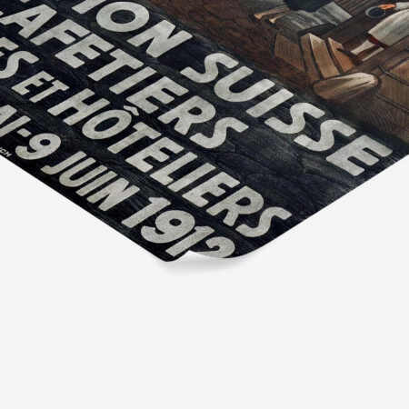 Πόστερ 1912 SWISS EXHIBITION OF COFFEE SHOPS INNS AND HOTELS - Posters Sticky 1