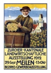 Πόστερ 1912 ZURICH CANTONAL AGRICULTURAL EXHIBITION