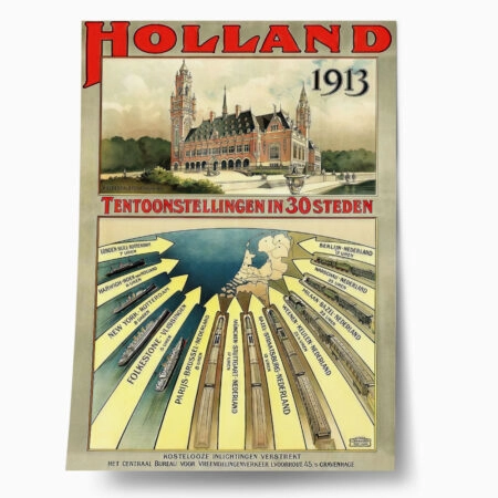 Πόστερ 1913 DUTCH TRAVEL POSTER - Posters