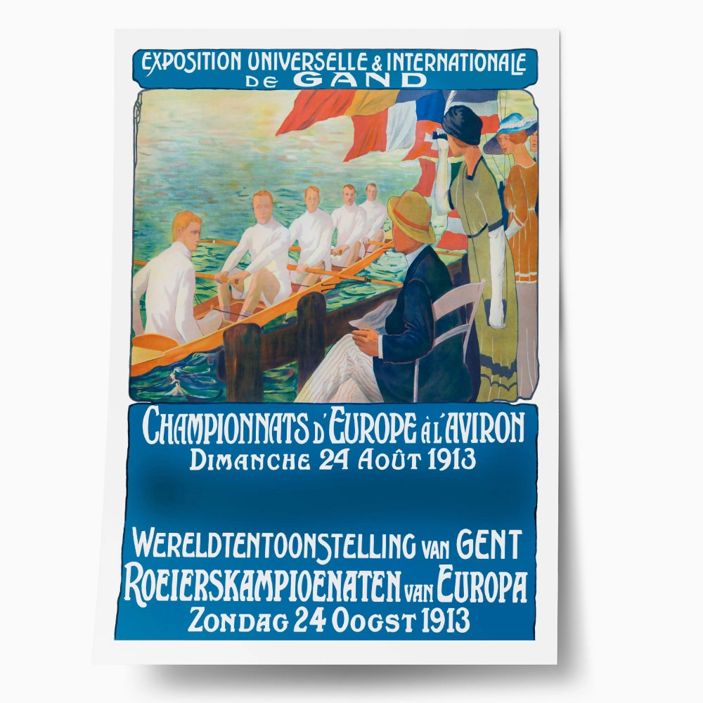 Πόστερ 1913 EUROPEAN ROWING CHAMPIONSHIPS
