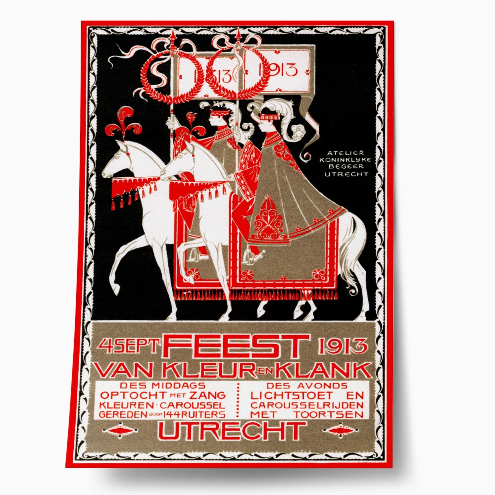 Πόστερ 1913 FEEST VAN KLEUR EN KLANK