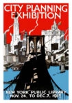 Πόστερ 1913 NEW YORK PUBLIC LIBRARY CITY PLANNING EXHIBITION