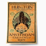 Πόστερ 1913 TENTOONSTELLING HUIS & TUIN