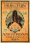 Πόστερ 1913 TENTOONSTELLING HUIS & TUIN