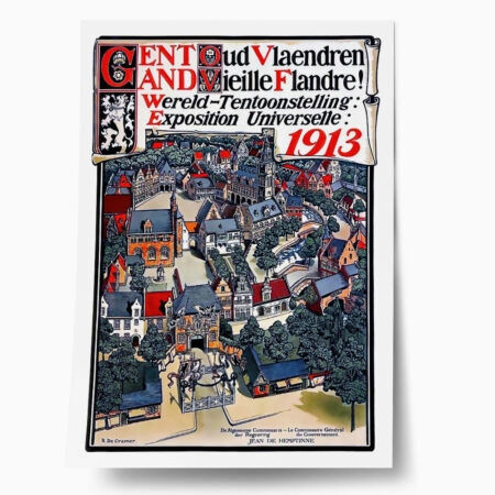 Πόστερ 1913 WORLD FAIR IN GHENT - Posters