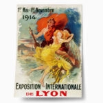 Πόστερ 1914 EXPOSITION INTERNATIONALE DE LYON
