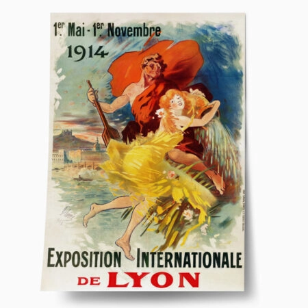Πόστερ 1914 EXPOSITION INTERNATIONALE DE LYON - Posters