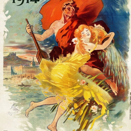 Πόστερ 1914 EXPOSITION INTERNATIONALE DE LYON - Posters Sticky 2