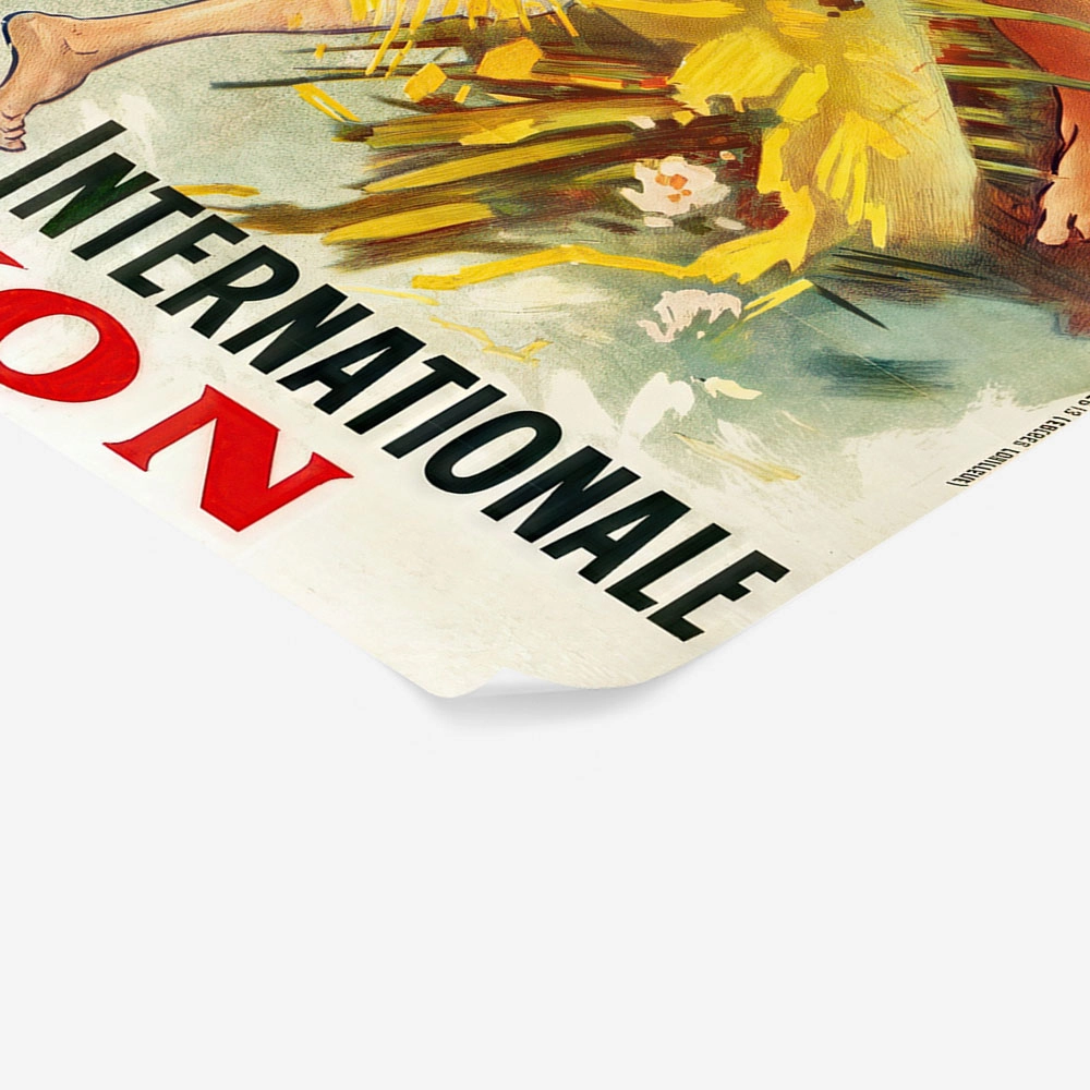 Πόστερ 1914 EXPOSITION INTERNATIONALE DE LYON