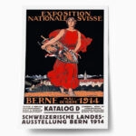 Πόστερ 1914 SWISS NATIONAL EXHIBITION B
