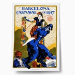 Πόστερ 1917 BARCELONA CARNIVAL