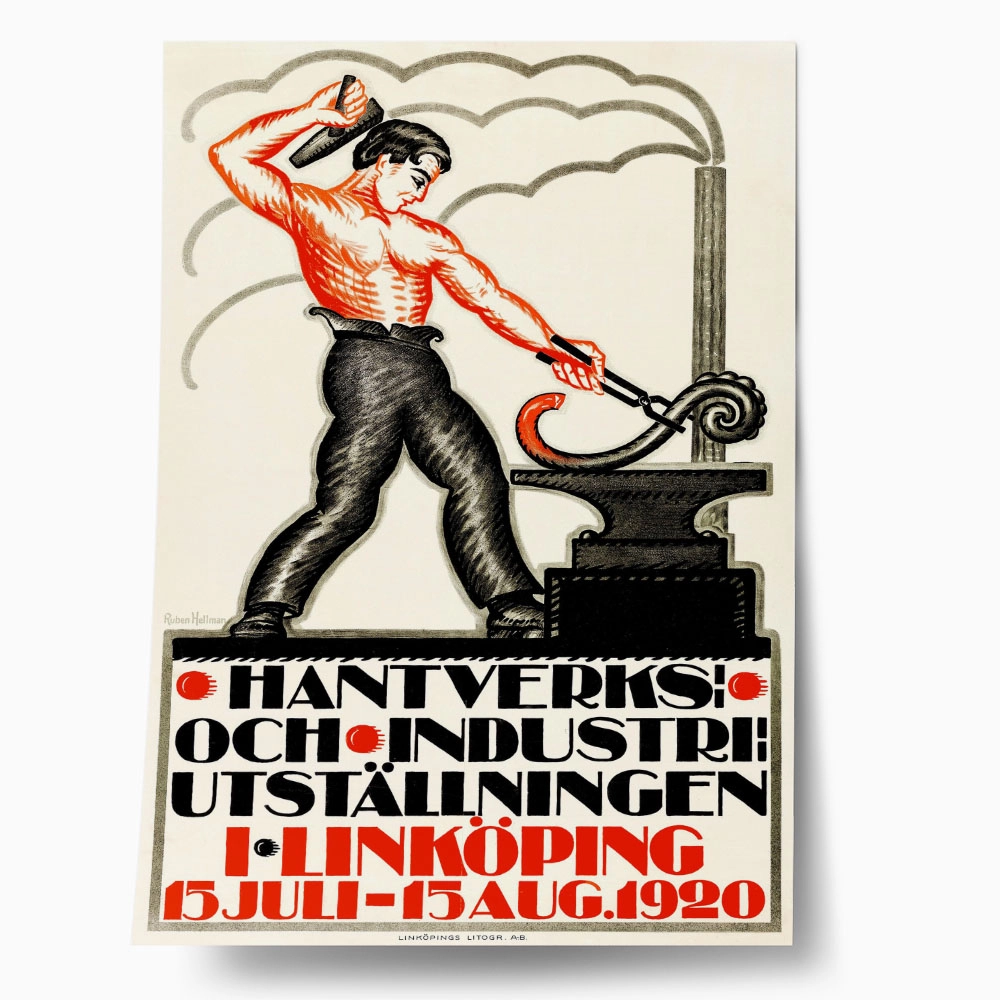 Πόστερ 1920 CRAFTS AND INDUSTRY EXPOSITION