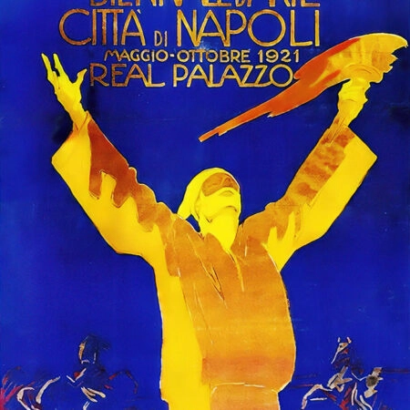 Πόστερ 1921 ESPOSIZIONE NAZIONALE BIENNALE CITTÀ DI NAPOLI - Posters Sticky 2