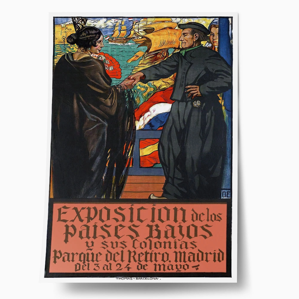 Πόστερ 1921 EXPOSICION DE LOS PAISES BAJOS Y SUS COLONIAS