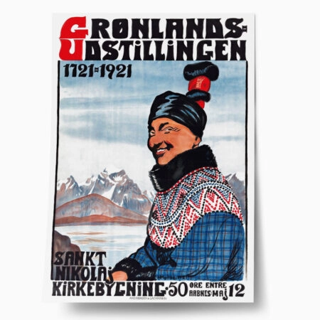 Πόστερ 1921 GRØNLANDS UDSTILLINGEN KØBENHAVN - Posters